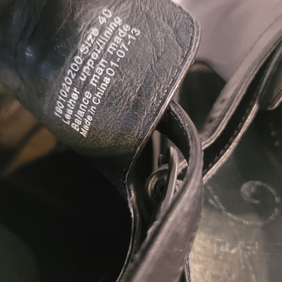 DANSKO Franka black leather wedge ankle strap studs heeled clogs casual W 10.5 - Picture 14 of 16